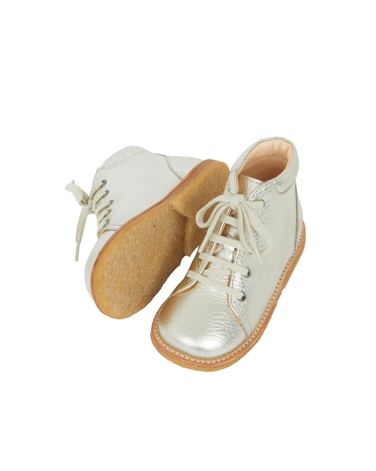 Toddler - BONTON x ANGULUS dorées Bébé en cuir - Image 4