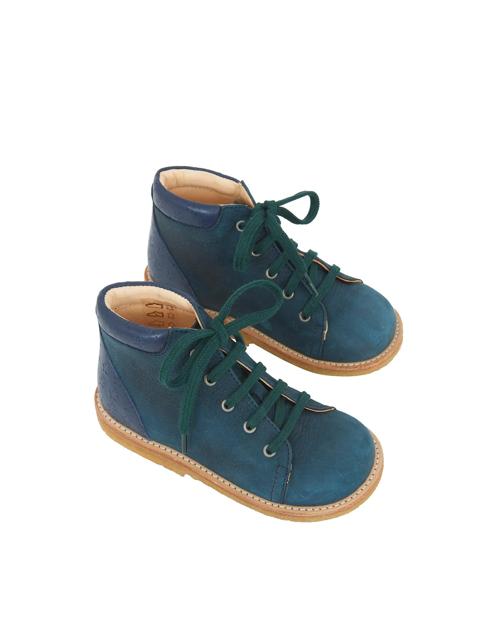 Toddler - BONTON x ANGULUS Bleues Bébé en cuir - Image 3