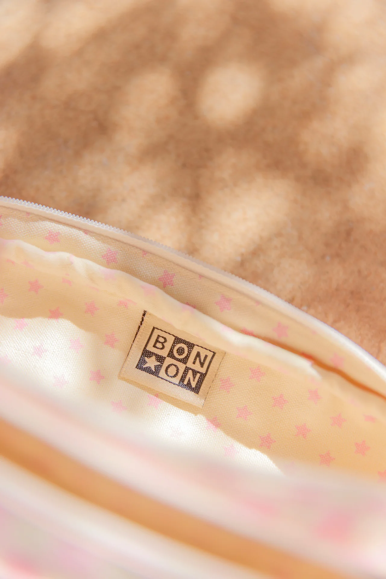 Trousse - Damier rose clair - Image 3