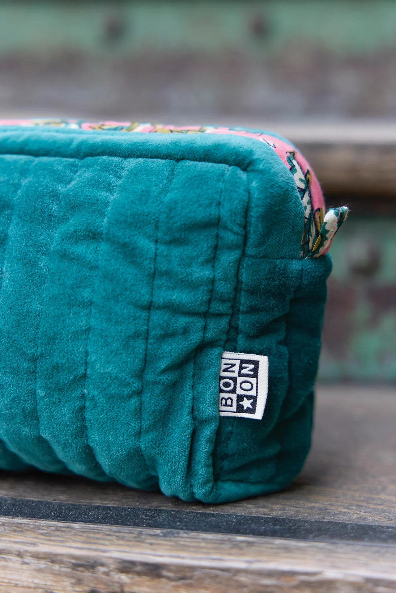 Trousse - Velours moyen modèle vert - Image 4