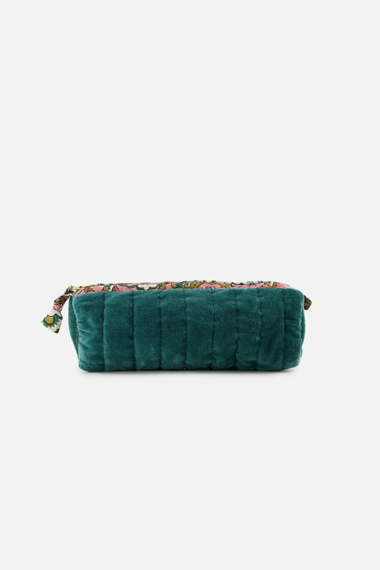 Trousse - Velours petit modèle vert