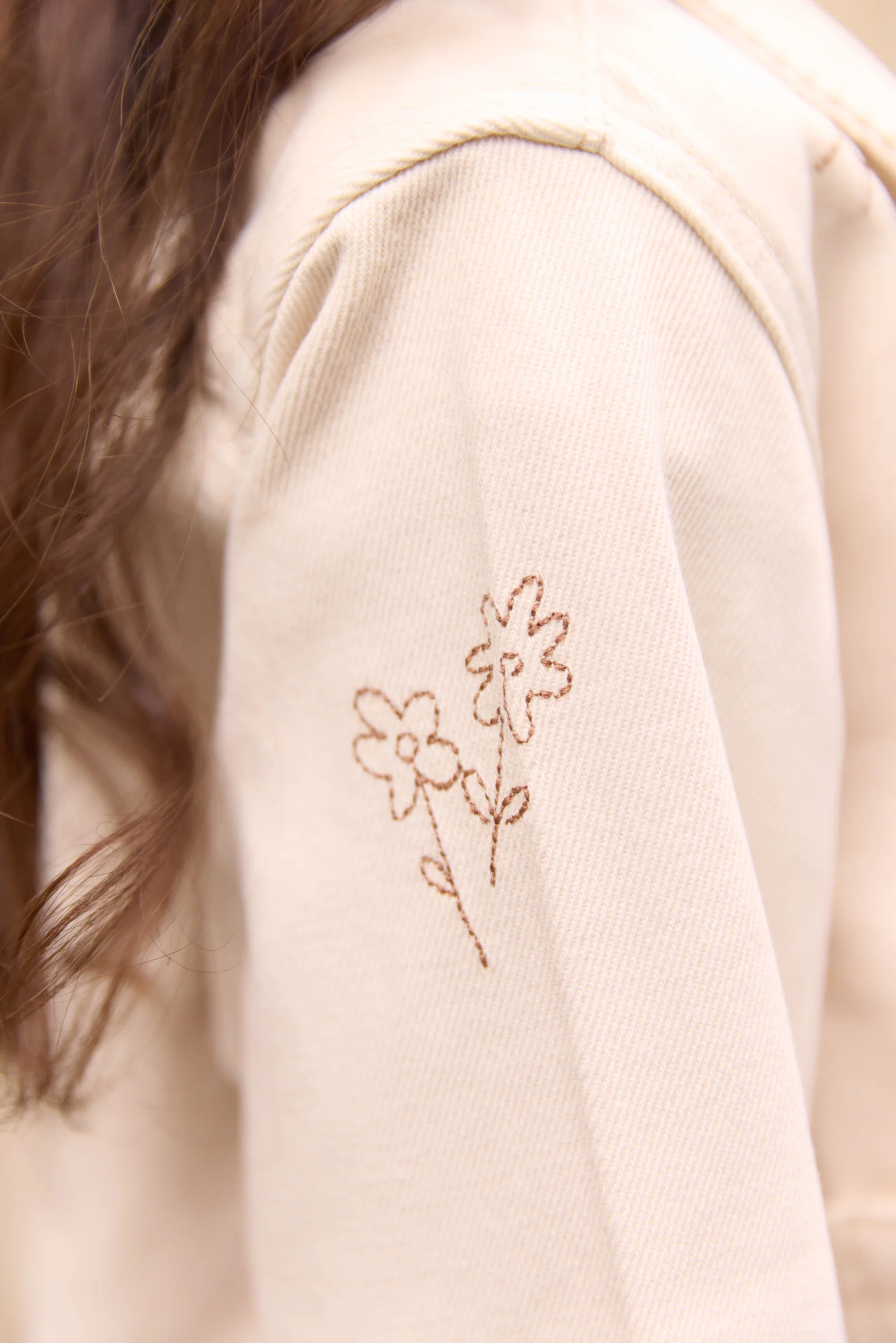 Veste - Ermana écru bonton - Image 3